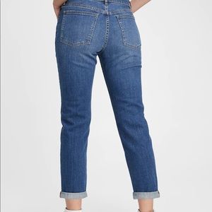Gap mid rise girlfriend jeans